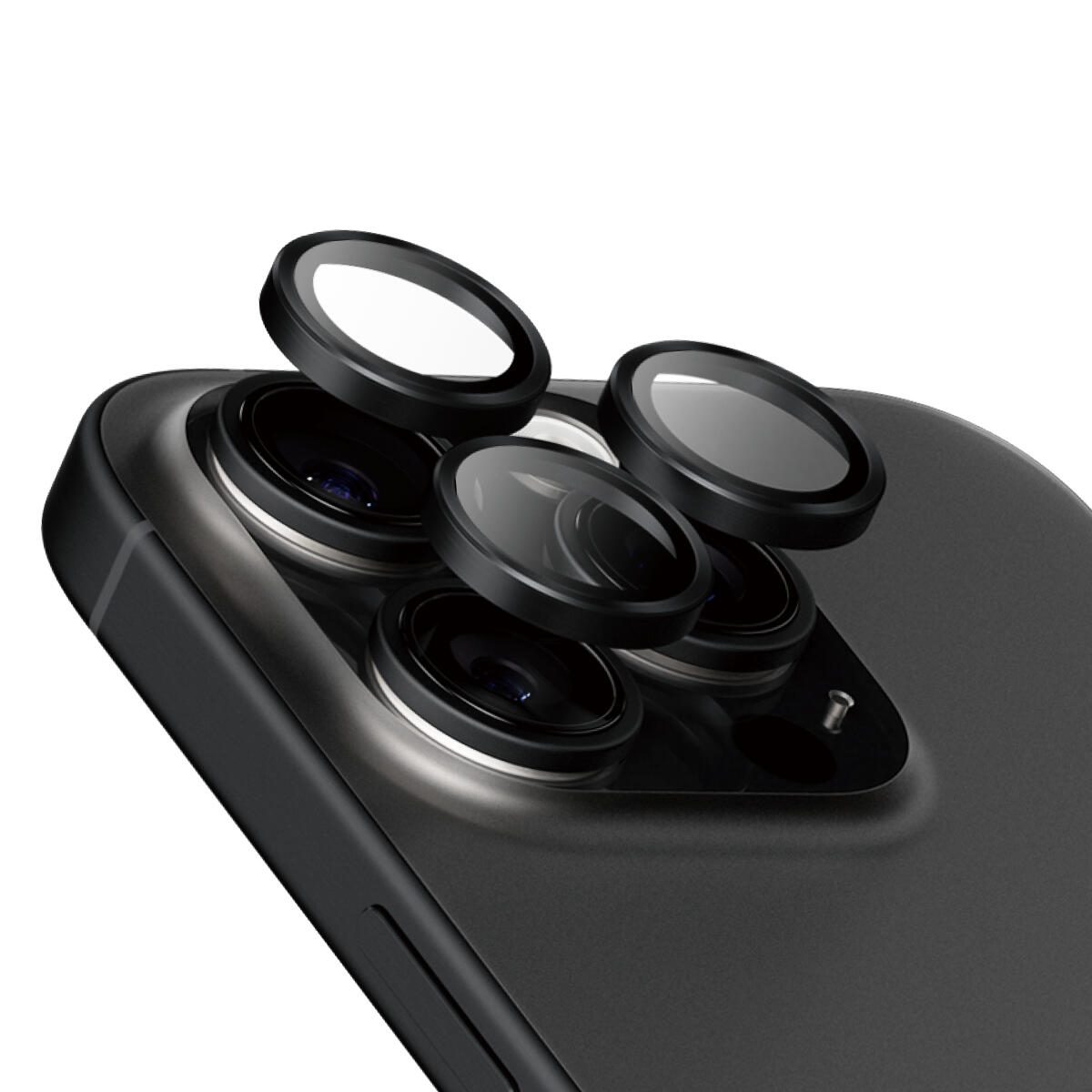 PanzerGlass® Hoops™ Ceramic Kameraschutz für iPhone 16 Pro & iPhone 16 Pro Max PanzerGlass® Hoops™ Ceramic Kameraschutz für iPhone 16 Pro & iPhone 16 Pro Max